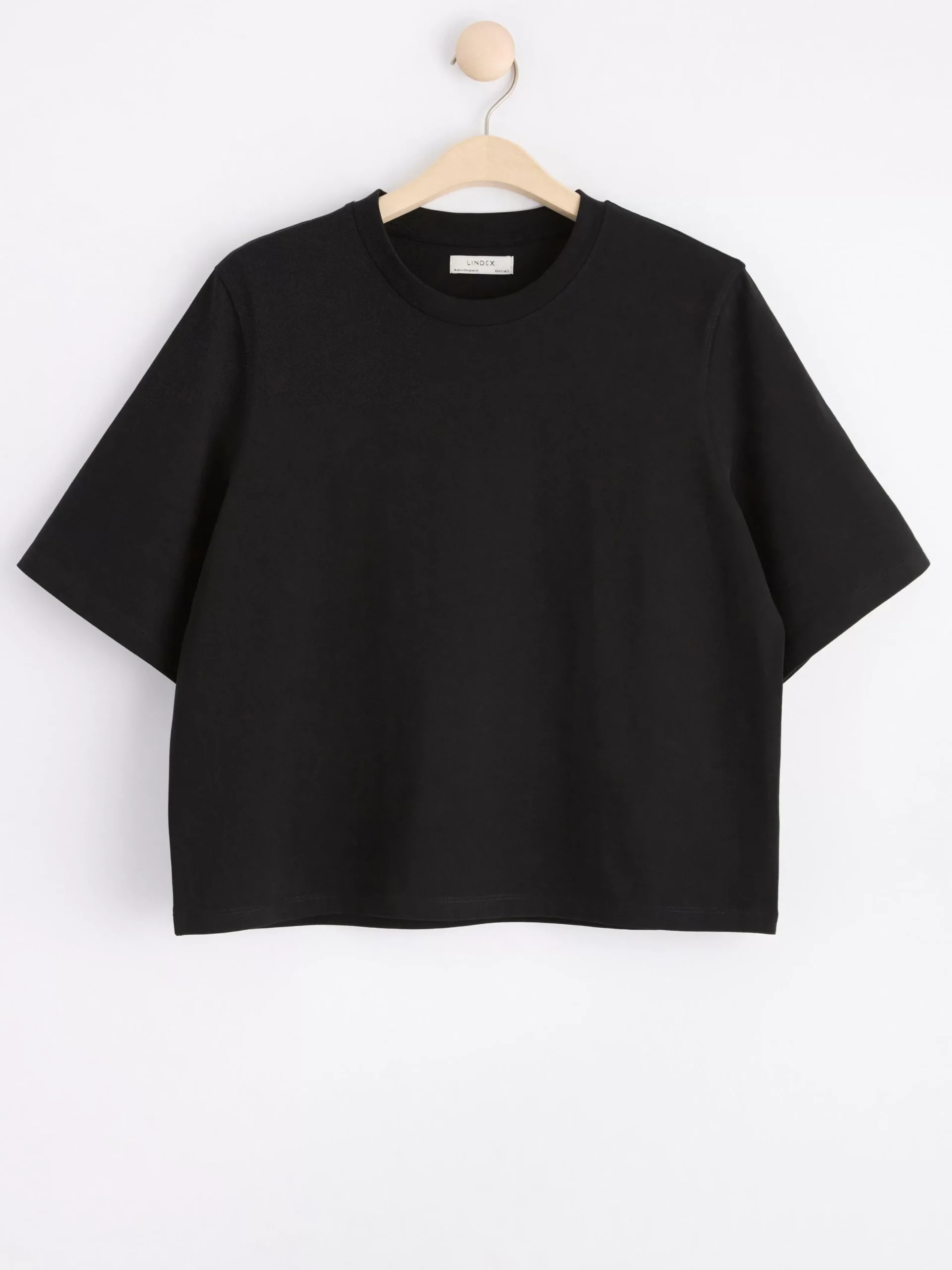 Toppar & T-Shirts>Lindex Oversized T-Shirt Black
