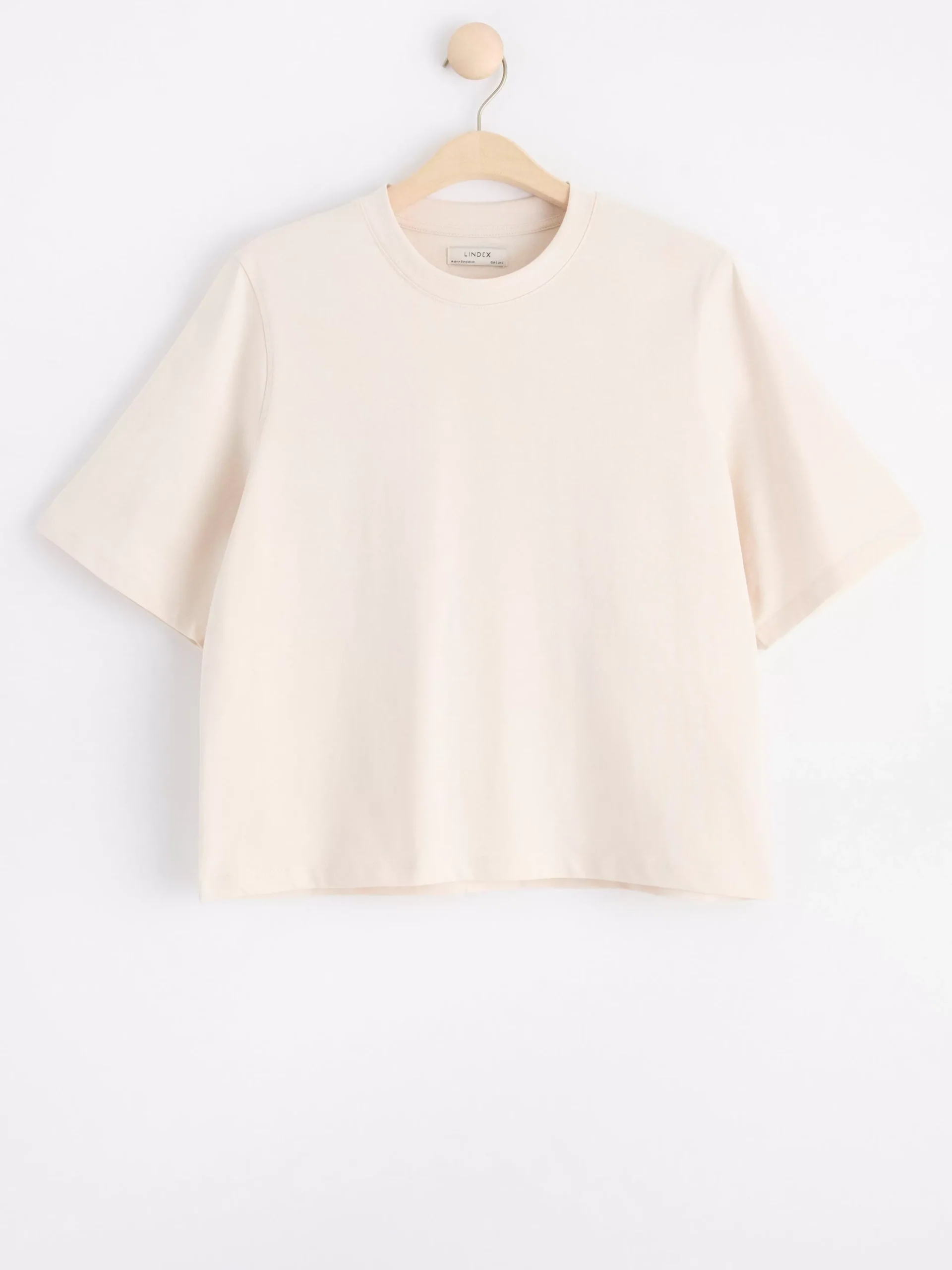 Toppar & T-Shirts>Lindex Oversized T-Shirt Light Beige
