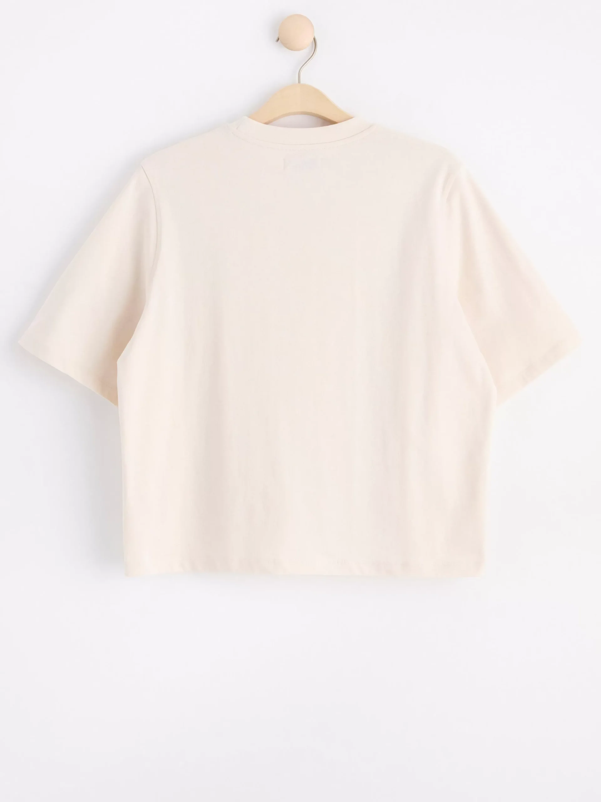 Toppar & T-Shirts>Lindex Oversized T-Shirt Light Beige
