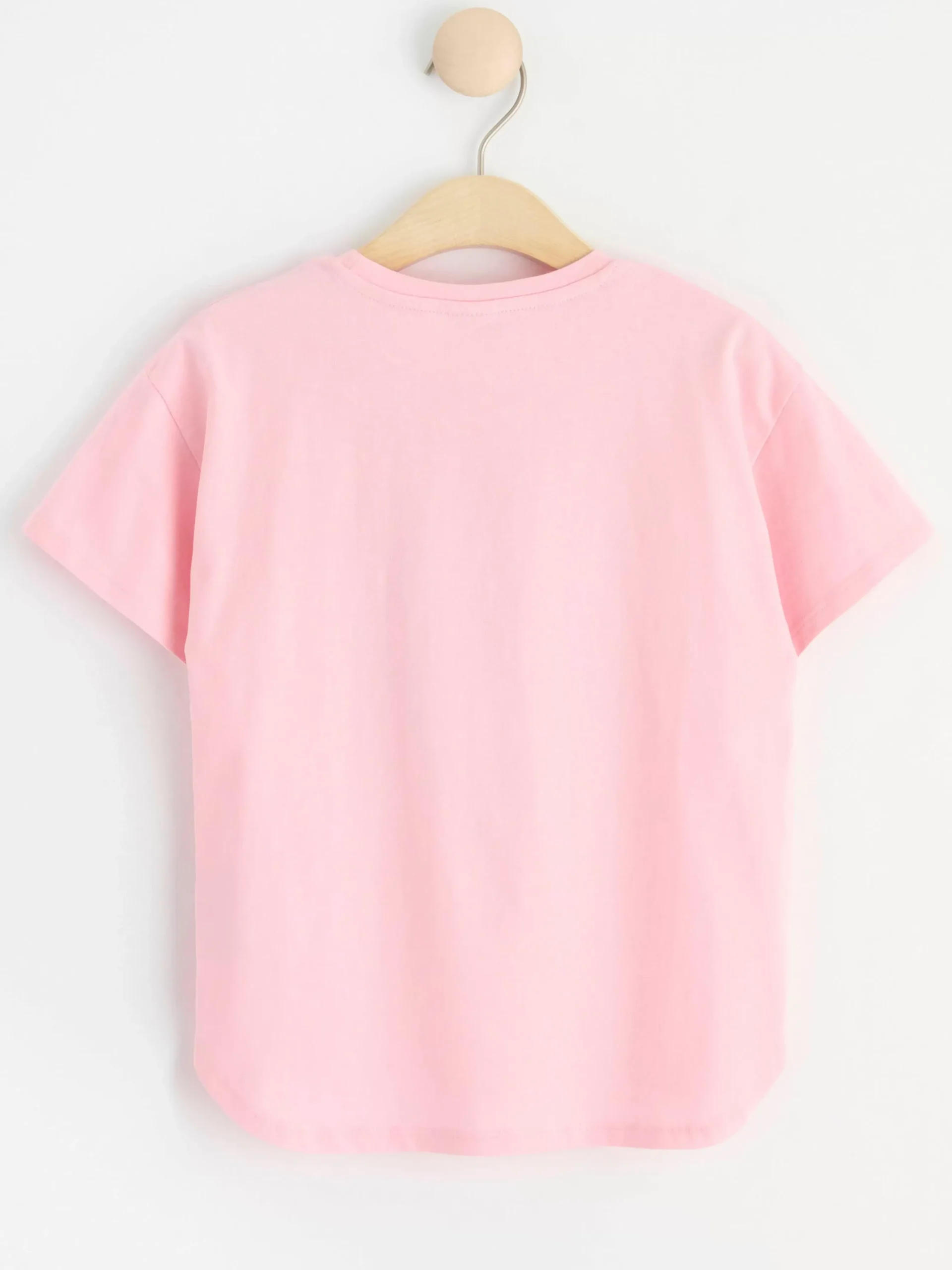 Toppar & T-Shirts>Lindex Oversized T-Shirt Med Vandbara Paljetter Light Pink