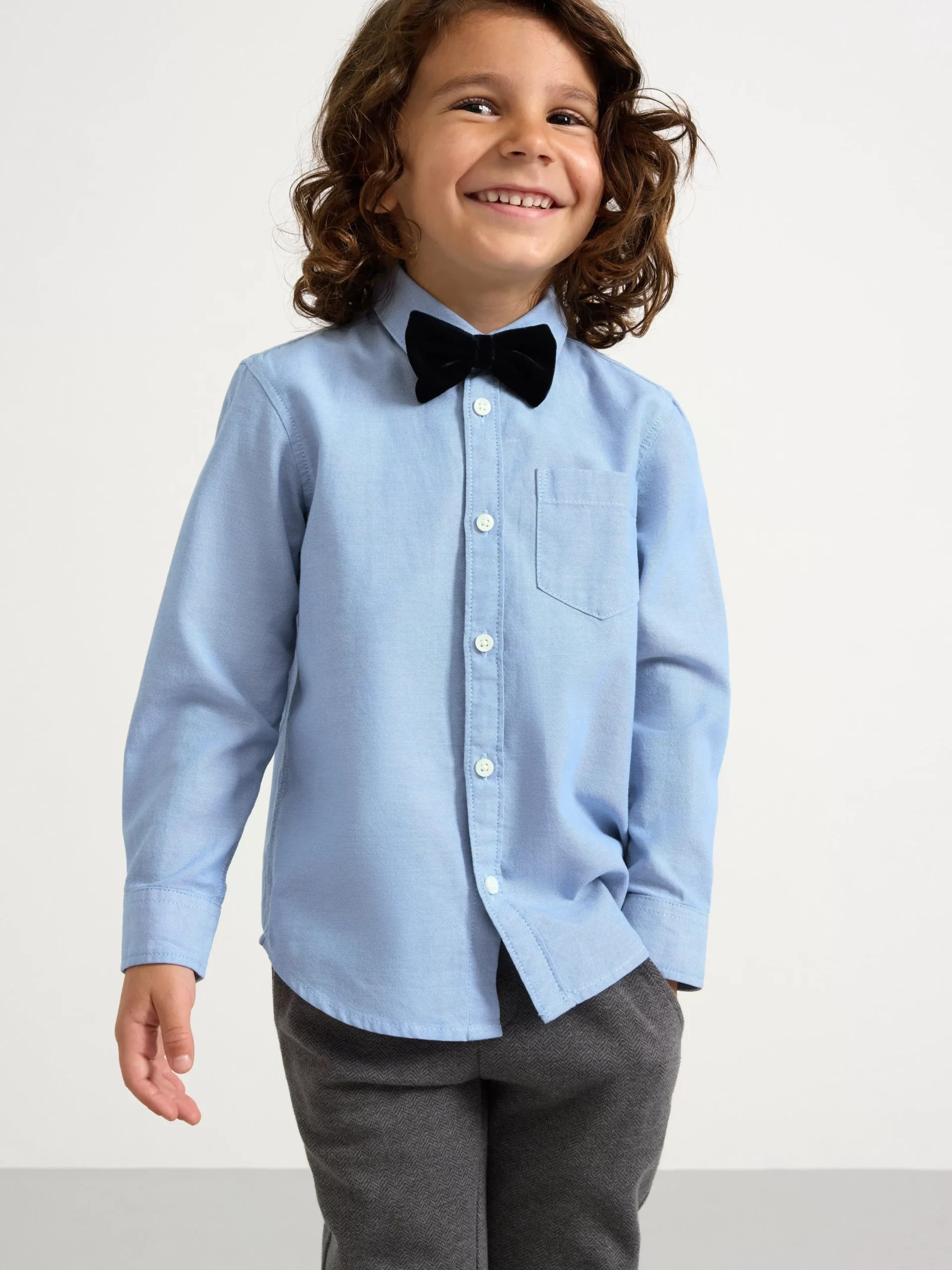 Skjortor & Blusar>Lindex Oxfordskjorta Blue Chambray