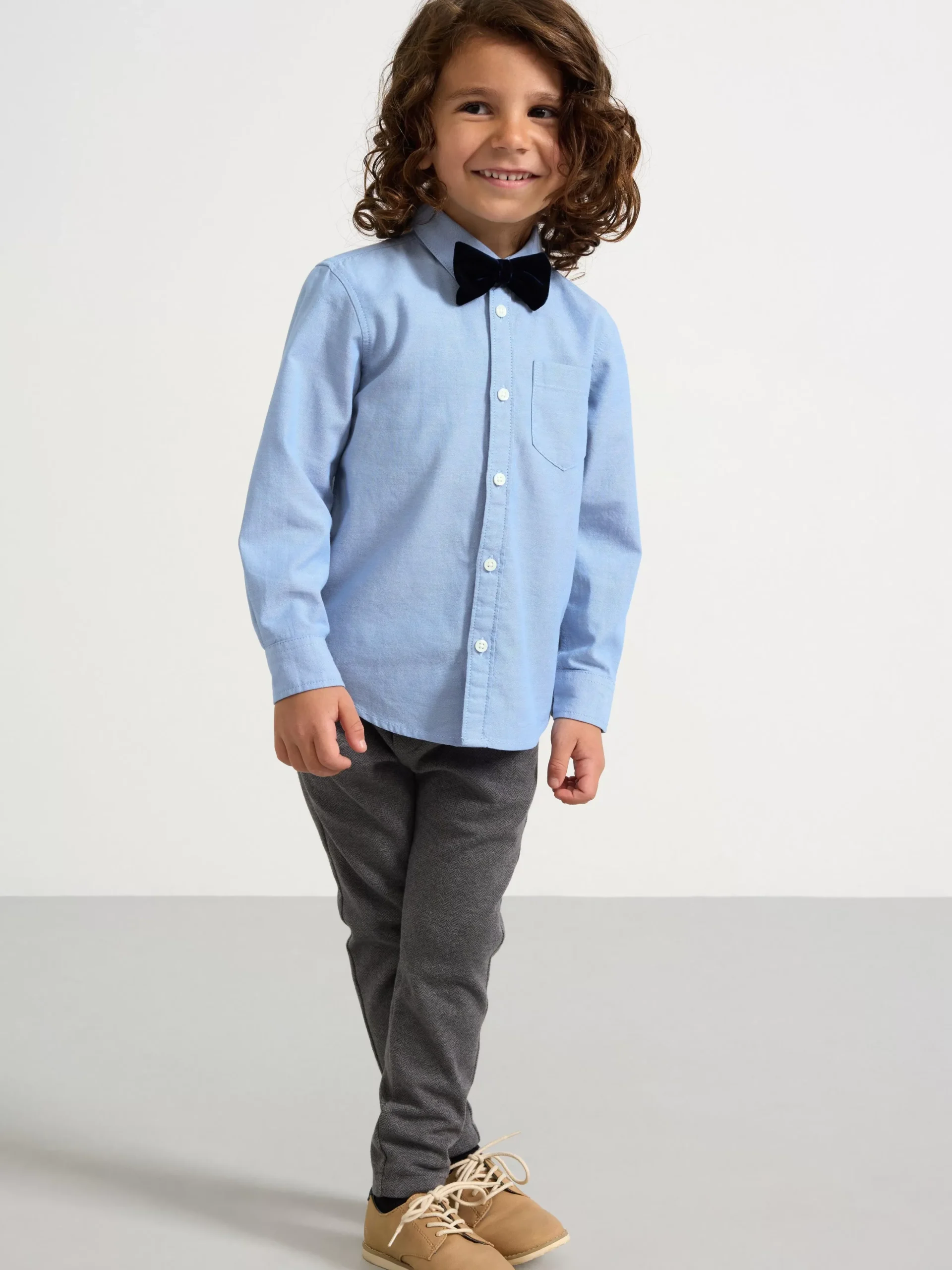 Skjortor & Blusar>Lindex Oxfordskjorta Blue Chambray