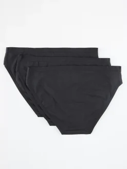 Trosor>Lindex 3-Pack Bikini Regular Trosa Black