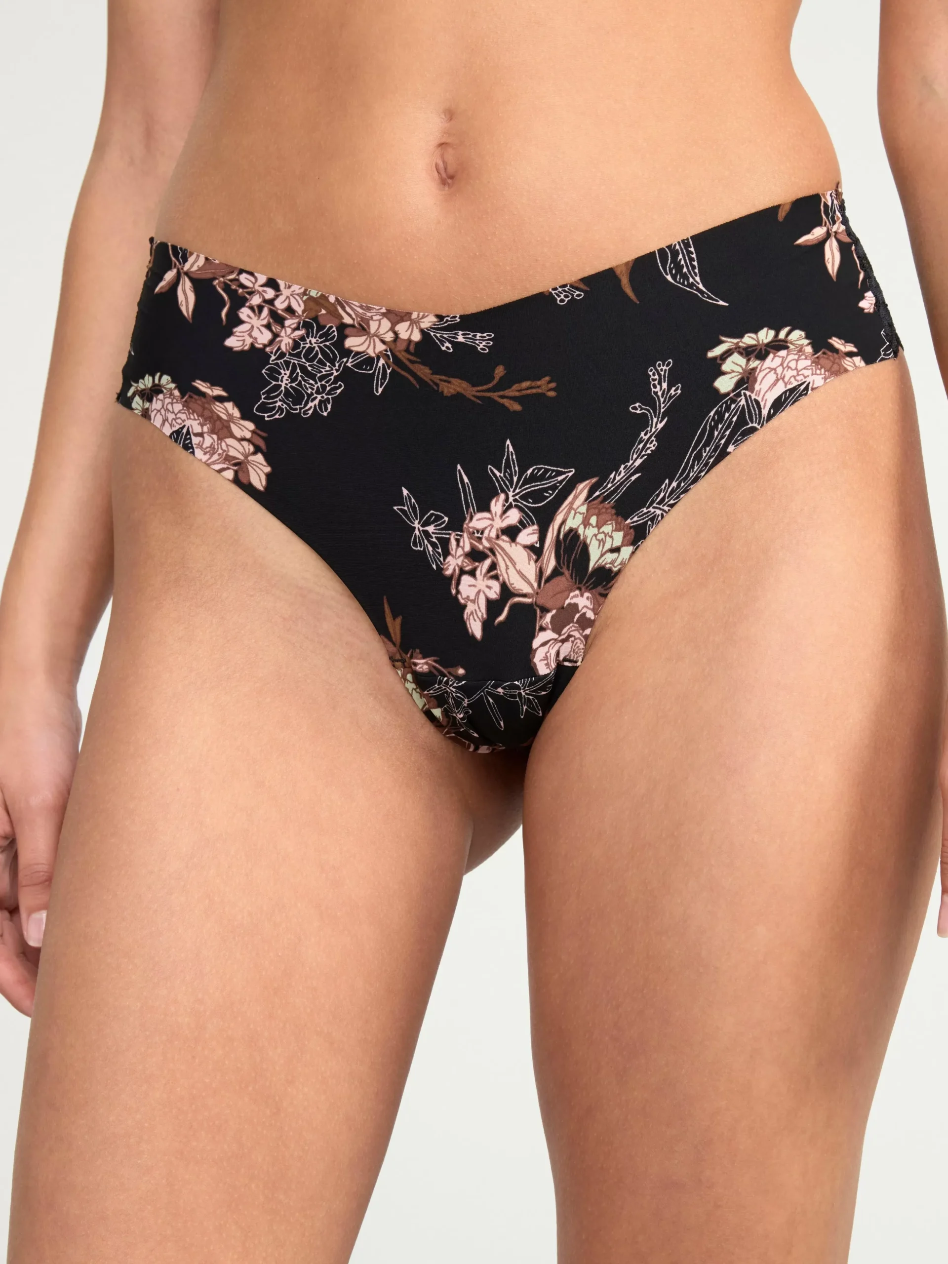 Trosor>Lindex 3-Pack Brazilian Regular-Trosa Invisible Black