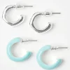 Accessoarer>Lindex 2-Pack Creolorhangen Light Aqua