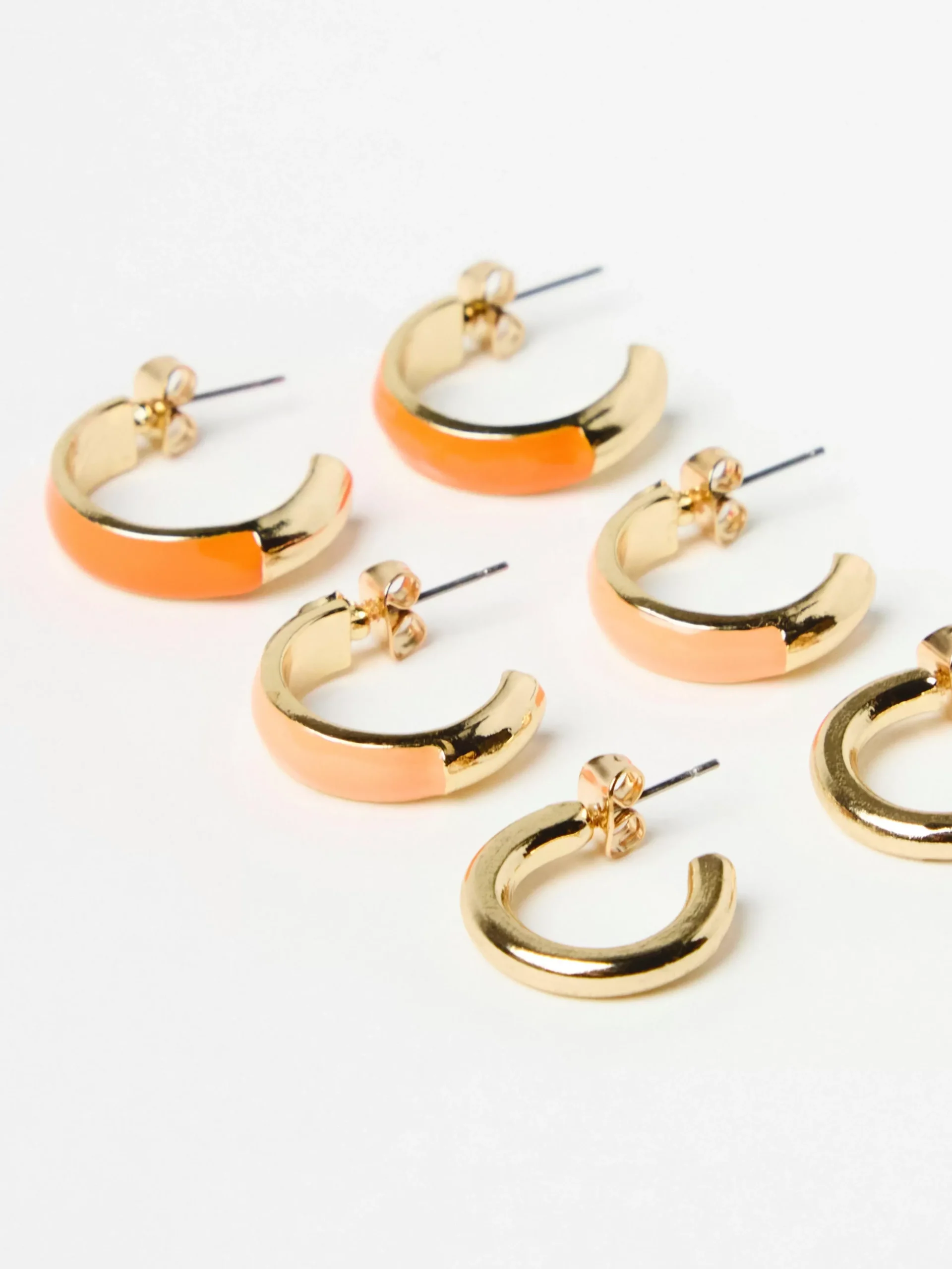 Accessoarer>Lindex 3-Pack Creolorhangen Orange