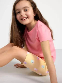 Byxor & Leggings>Lindex 2-Pack Cykelbyxor Light Yellow