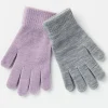 Accessoarer>Lindex 2-Pack Damhandskar Light Grey Melange