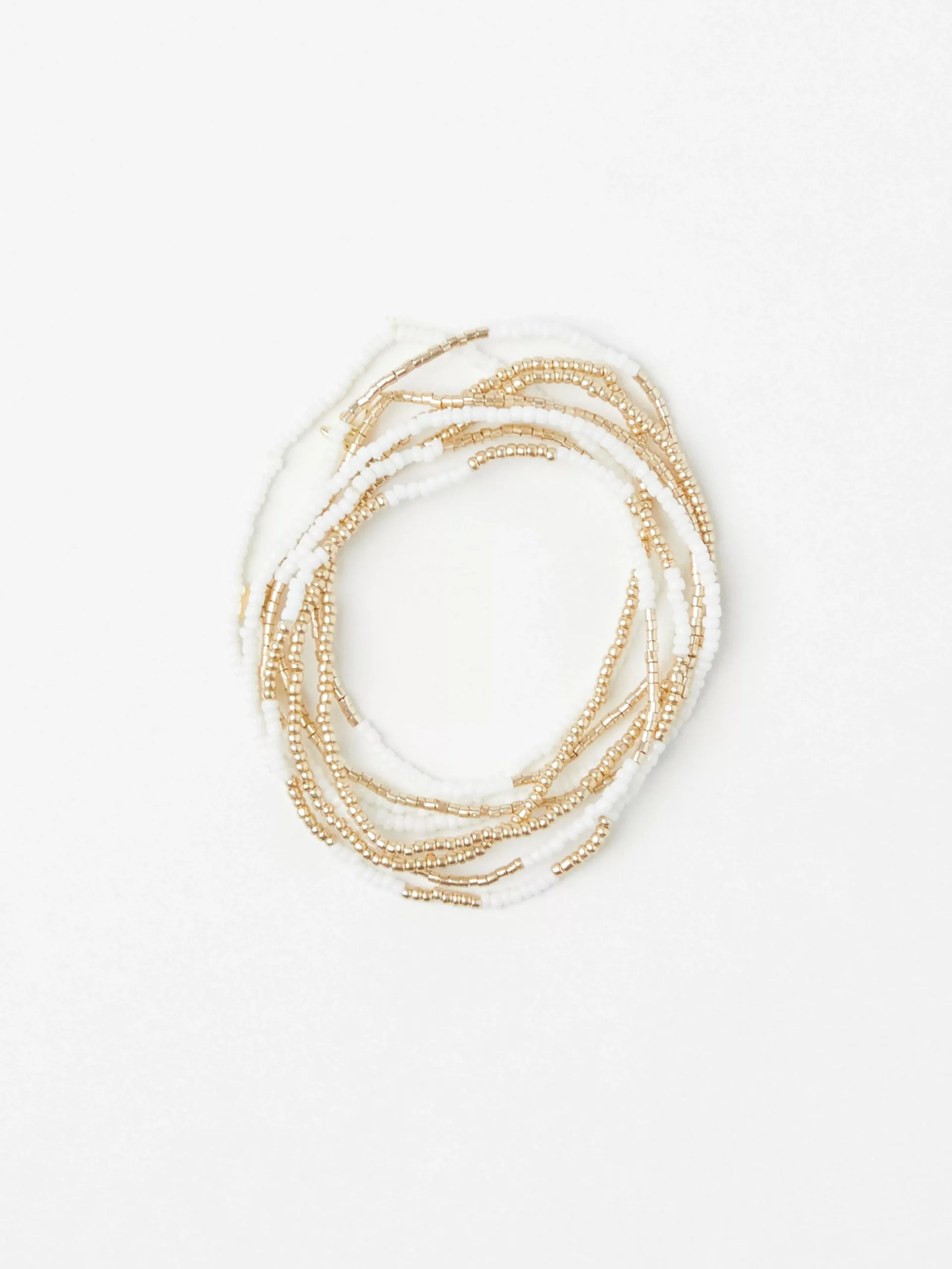 Accessoarer>Lindex 8-Pack Elastiska Armband White