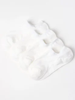 Strumpor>Lindex 4-Pack Footies White