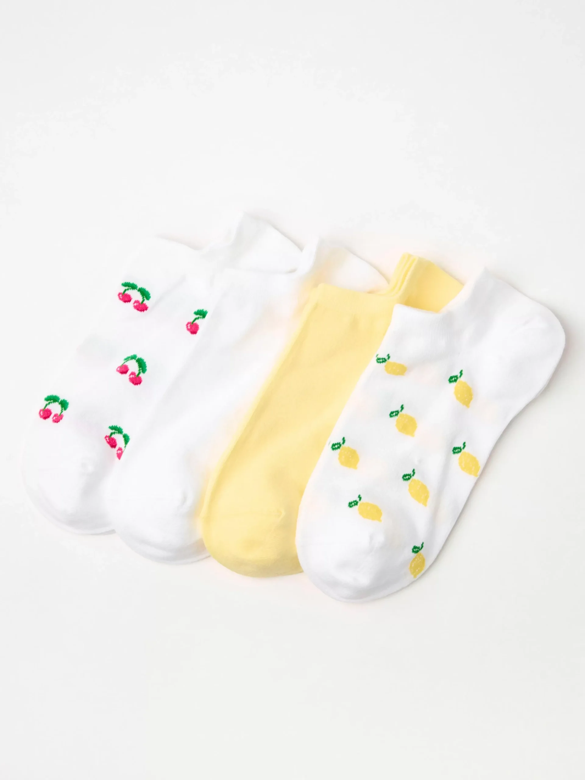 Strumpor>Lindex 4-Pack Footies White
