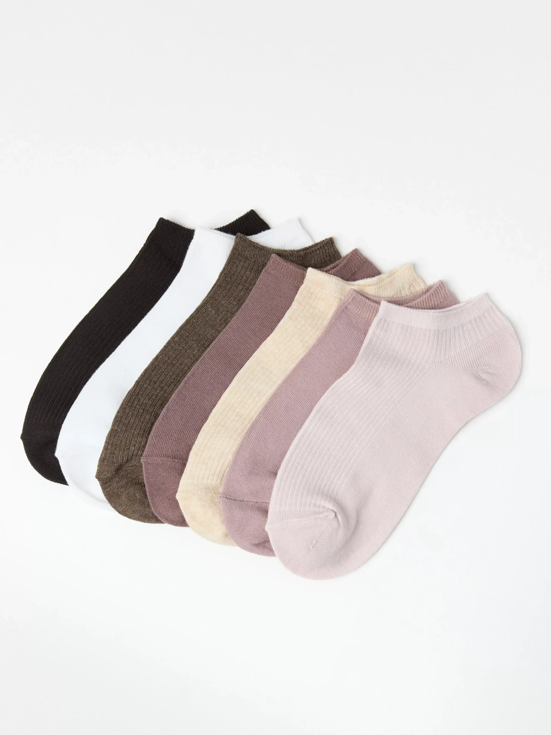 Strumpor>Lindex 7-Pack Footies Light Lilac