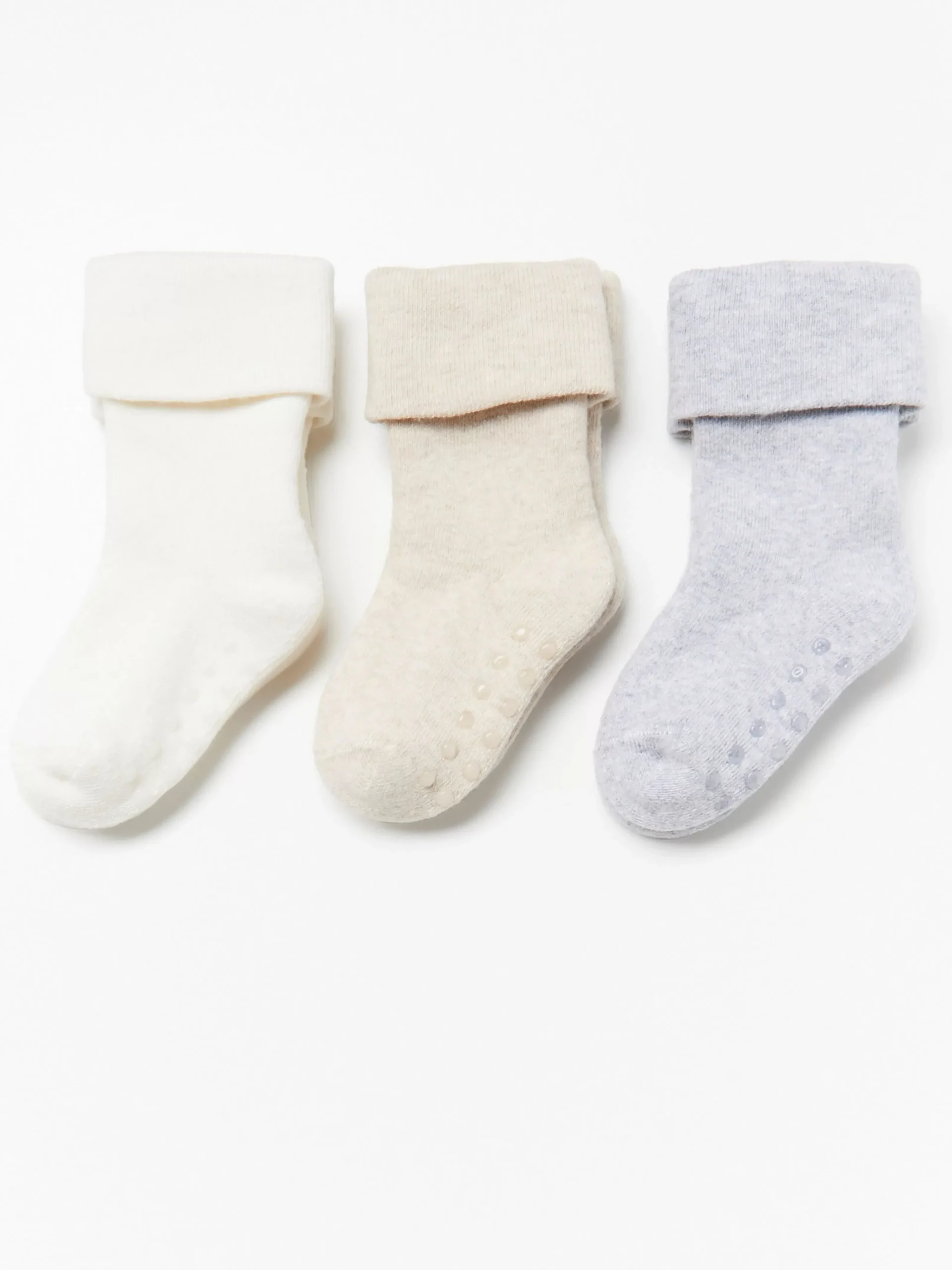 Nyfodd>Lindex 3-Pack Frottestrumpor Light Beige Melange