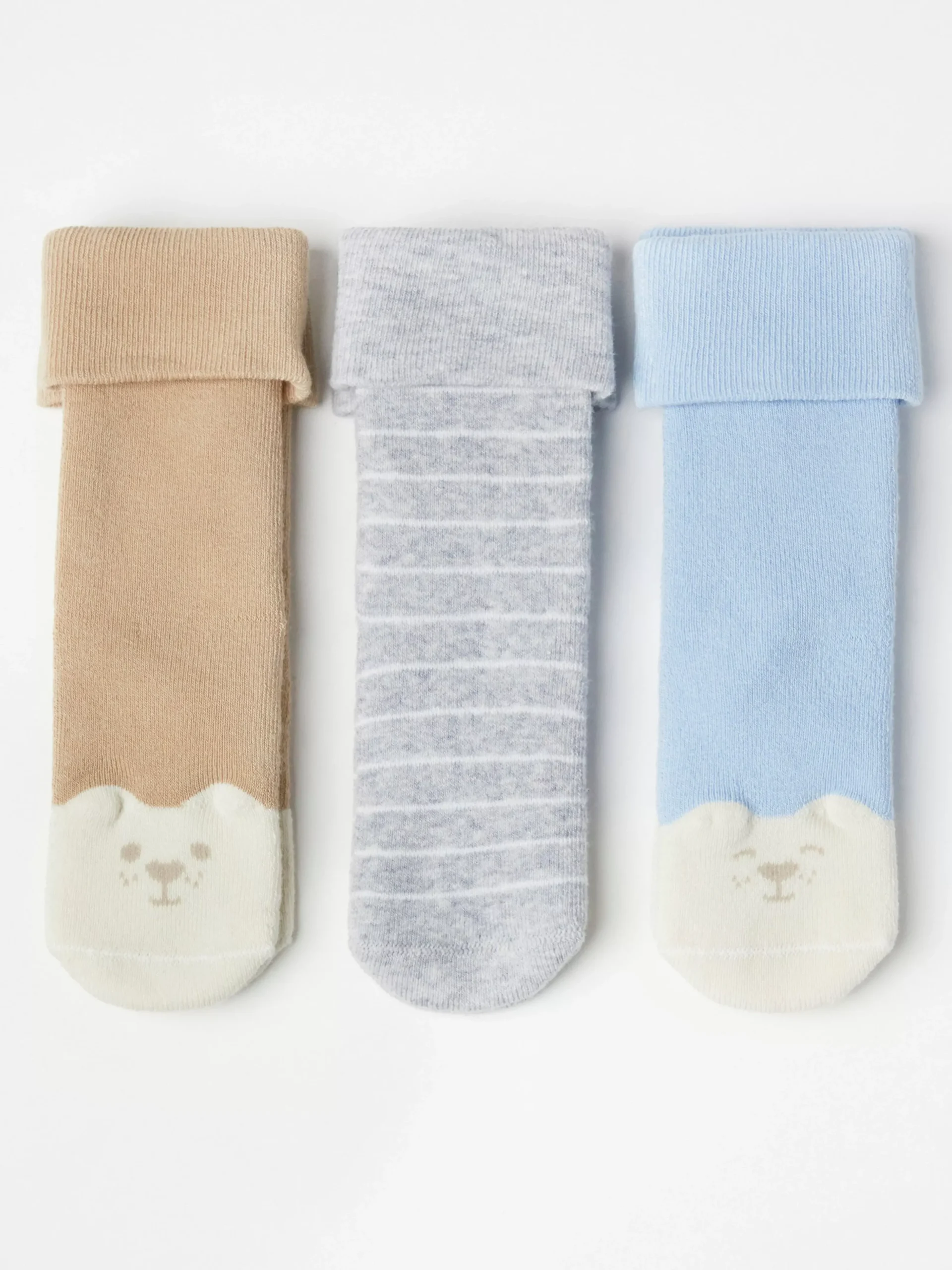 Nyfodd>Lindex 3-Pack Frottestrumpor Light Dusty Blue