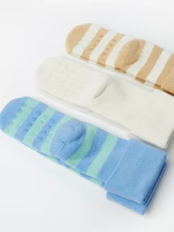 Strumpor & Strumpbyxor>Lindex 3-Pack Frottestrumpor Light Blue