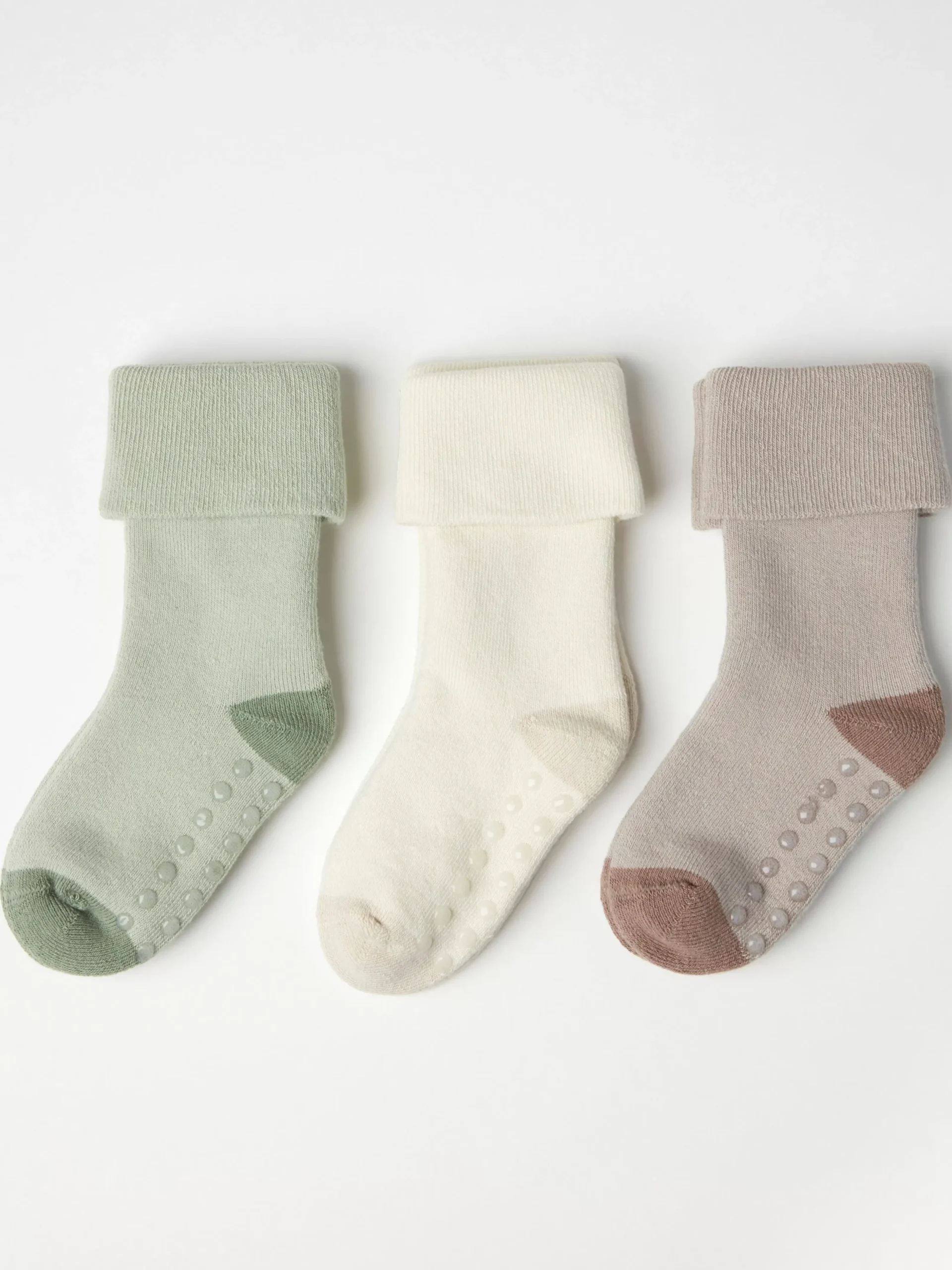 Strumpor & Strumpbyxor>Lindex 3-Pack Frottestrumpor Dusty Green