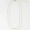 Accessoarer>Lindex 2-Pack Halsband Med Hangsmycke Gold