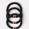 Accessoarer>Lindex 3-Pack Harsnoddar Black