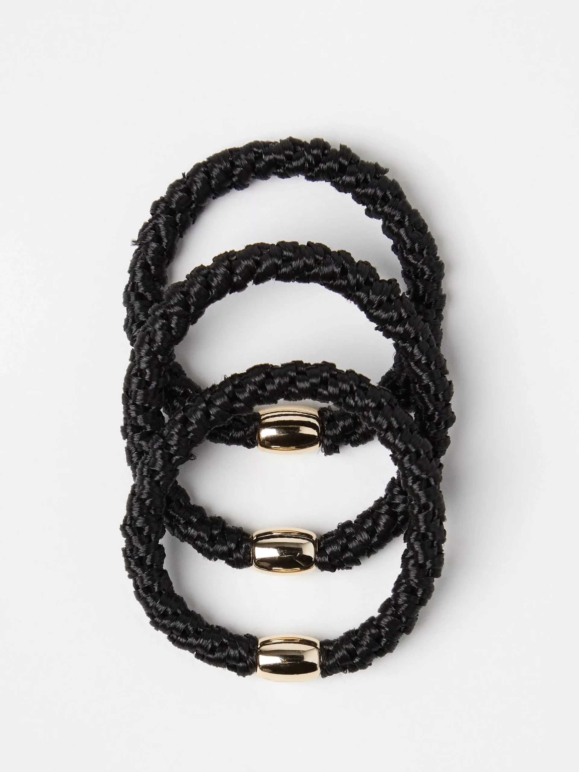 Accessoarer>Lindex 3-Pack Harsnoddar Black