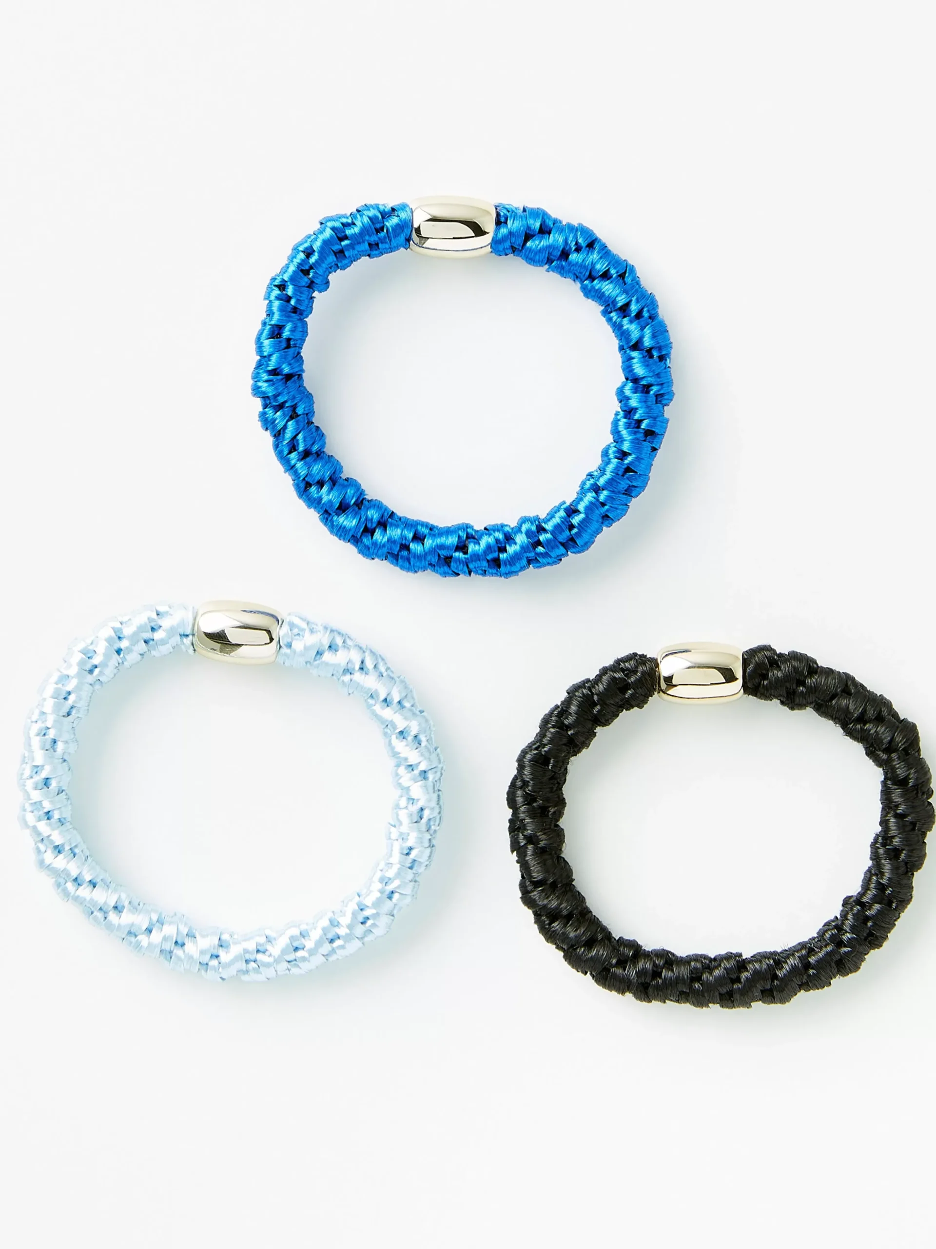 Accessoarer>Lindex 3-Pack Harsnoddar Blue