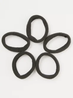 Accessoarer>Lindex 5-Pack Harsnoddar Black