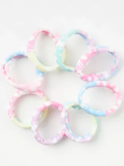 Accessoarer>Lindex 8-Pack Harsnoddar Med Enhorningar Light Pink