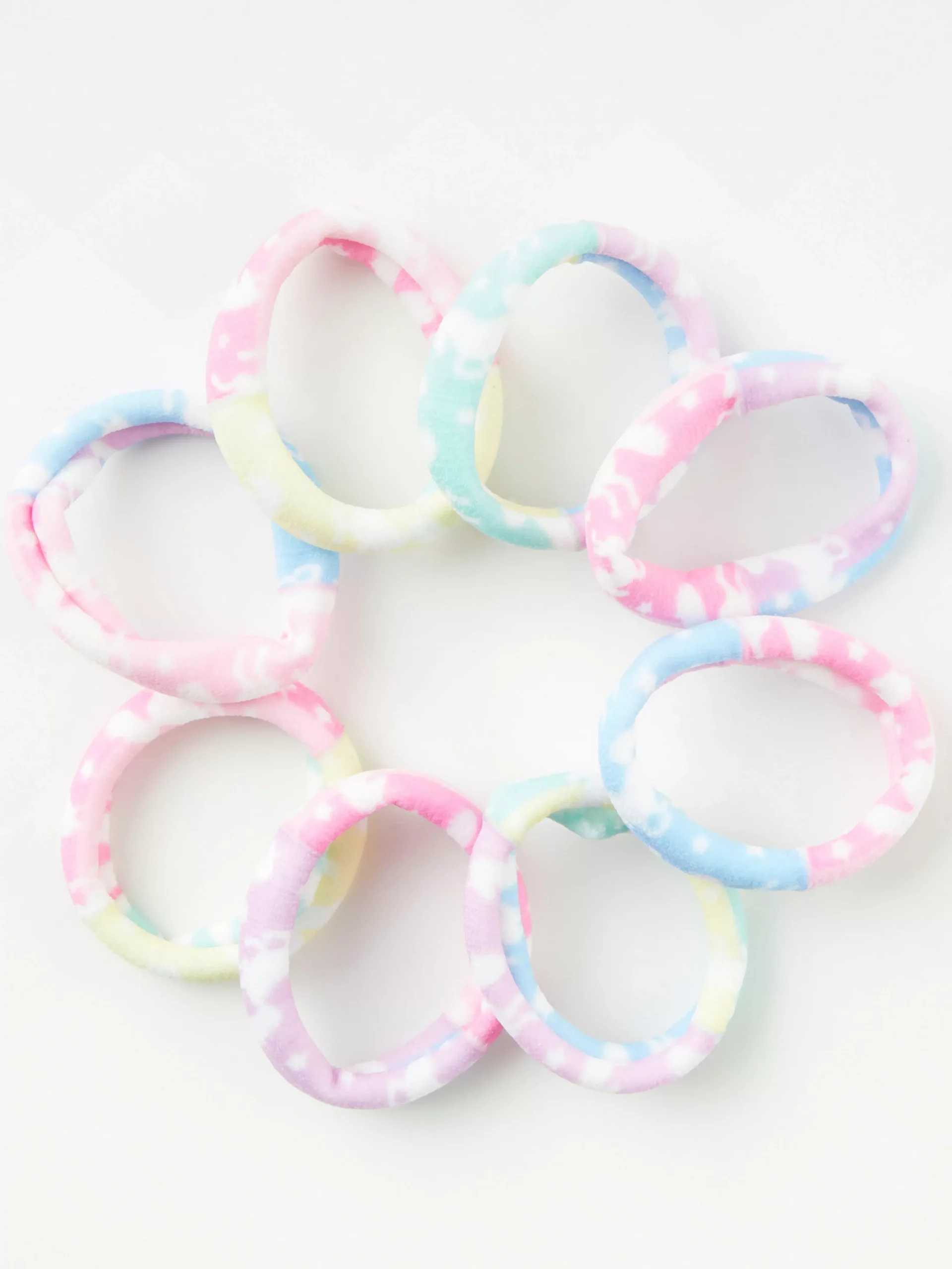 Accessoarer>Lindex 8-Pack Harsnoddar Med Enhorningar Light Pink