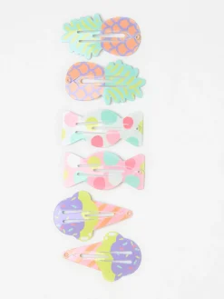 Accessoarer>Lindex 6-Pack Harspannen Light Pink