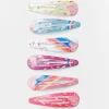 Accessoarer>Lindex 6-Pack Harspannen Med Greta Gris Light Pink
