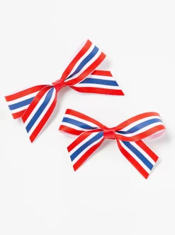 Accessoarer>Lindex 2-Pack Harspannen Med Rosett Med Norge-Flagga Navy
