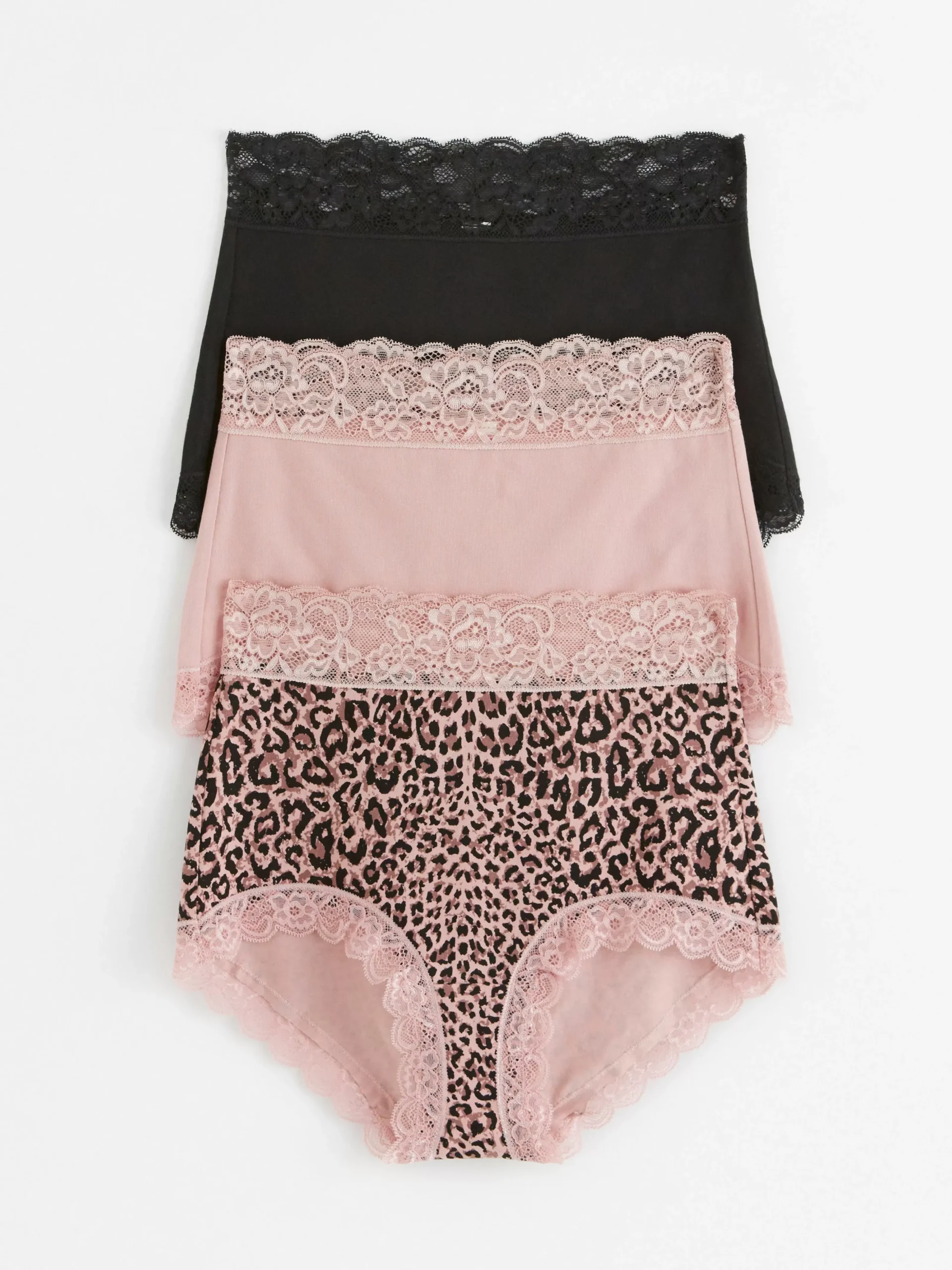 Trosor>Lindex 3-Pack High Waist Trosa Dusty Pink