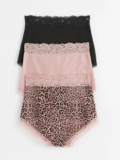 Trosor>Lindex 3-Pack High Waist Trosa Dusty Pink