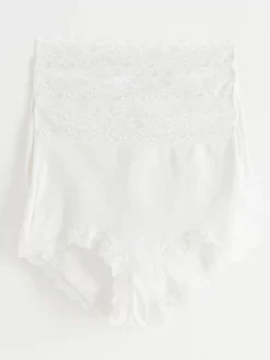 Trosor>Lindex 3-Pack High Waist Trosor White