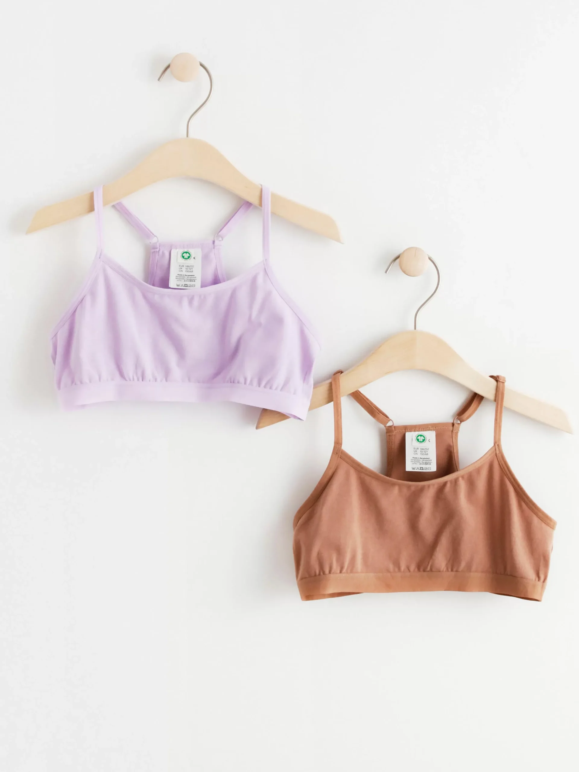 Underkläder>Lindex 2-Pack Korta Toppar Med Brottarrygg Light Lilac