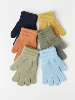 Accessoarer>Lindex 6-Pack Magiska Fingervantar Dark Navy