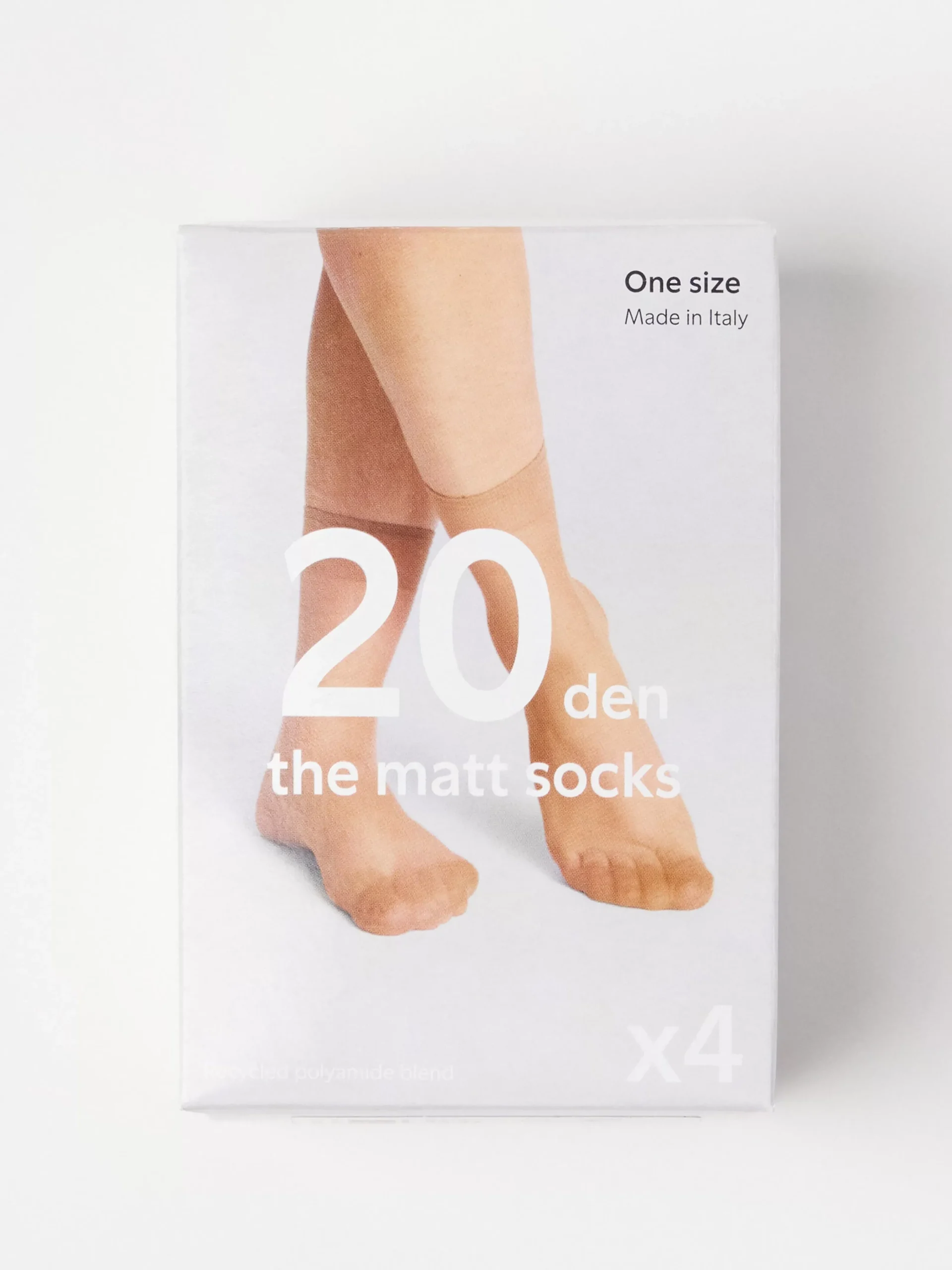 Strumpor>Lindex 4-Pack Matta Strumpor I 20 Denier Beige