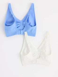 Bh>Lindex 2-Pack Mjuk Seamless Bh White