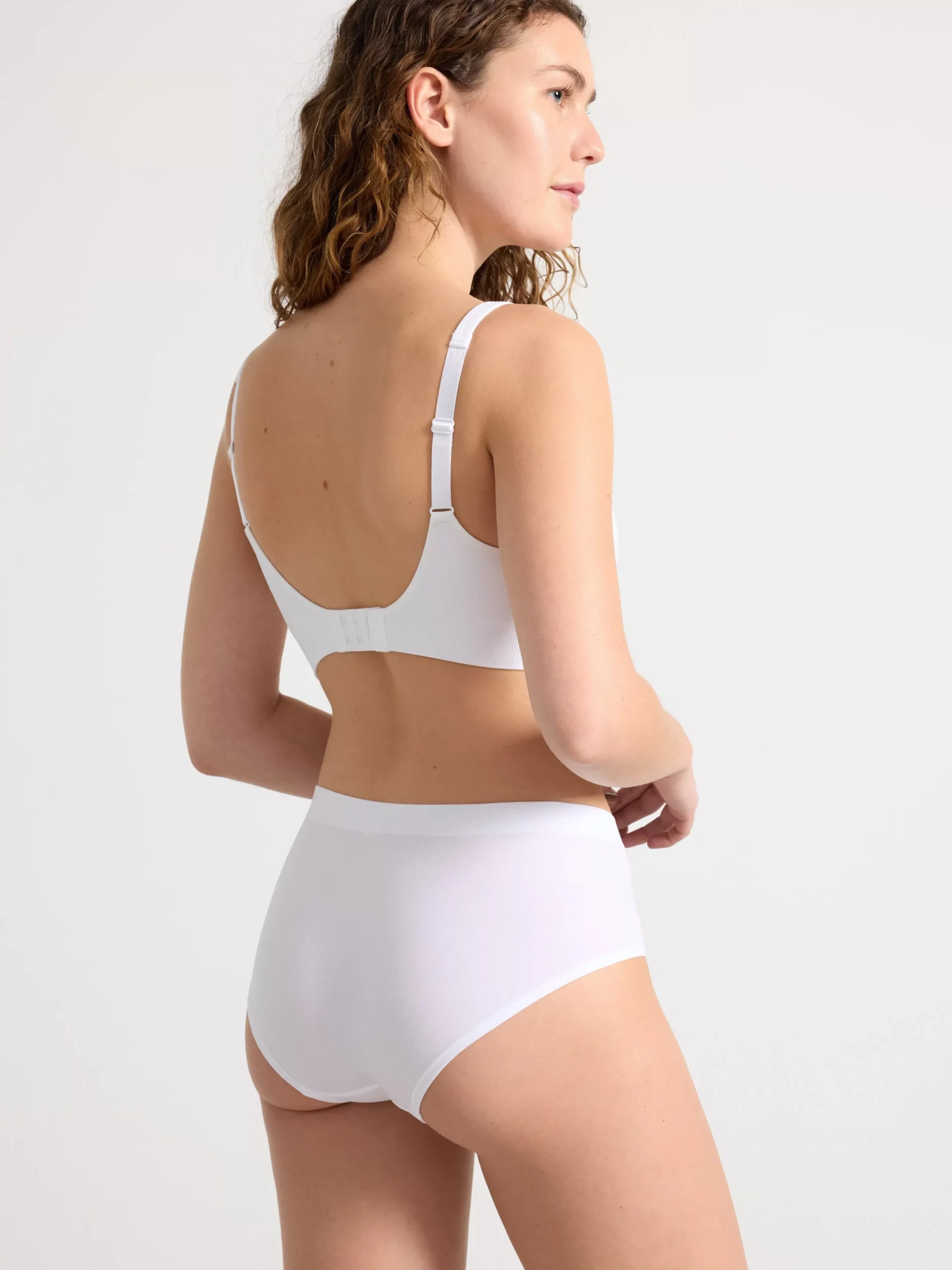 Bh>Lindex 2-Pack Mjuk Seamless Bh White