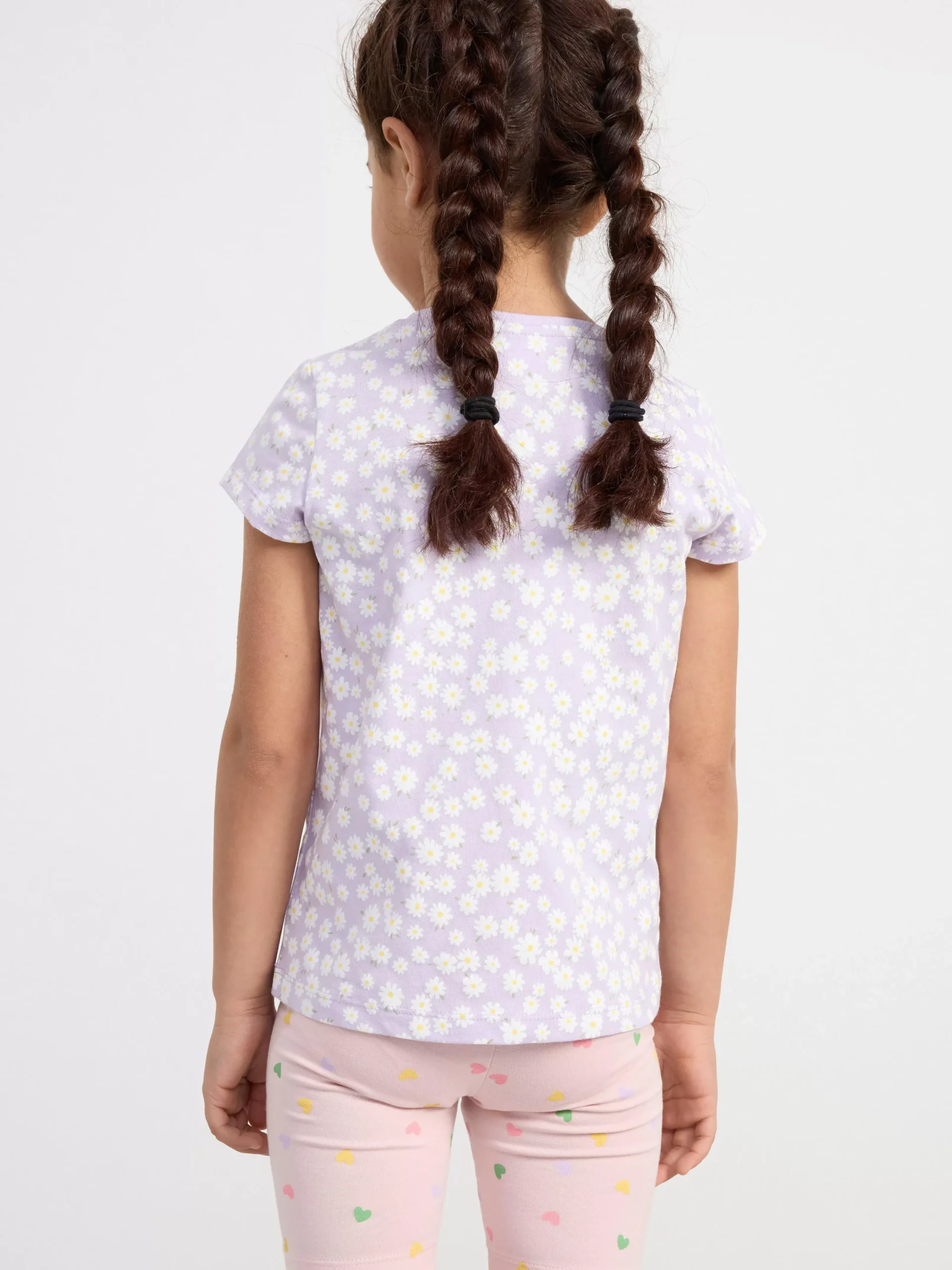 Toppar & T-Shirts>Lindex 2-Pack Monstrade T-Shirts Light Lilac