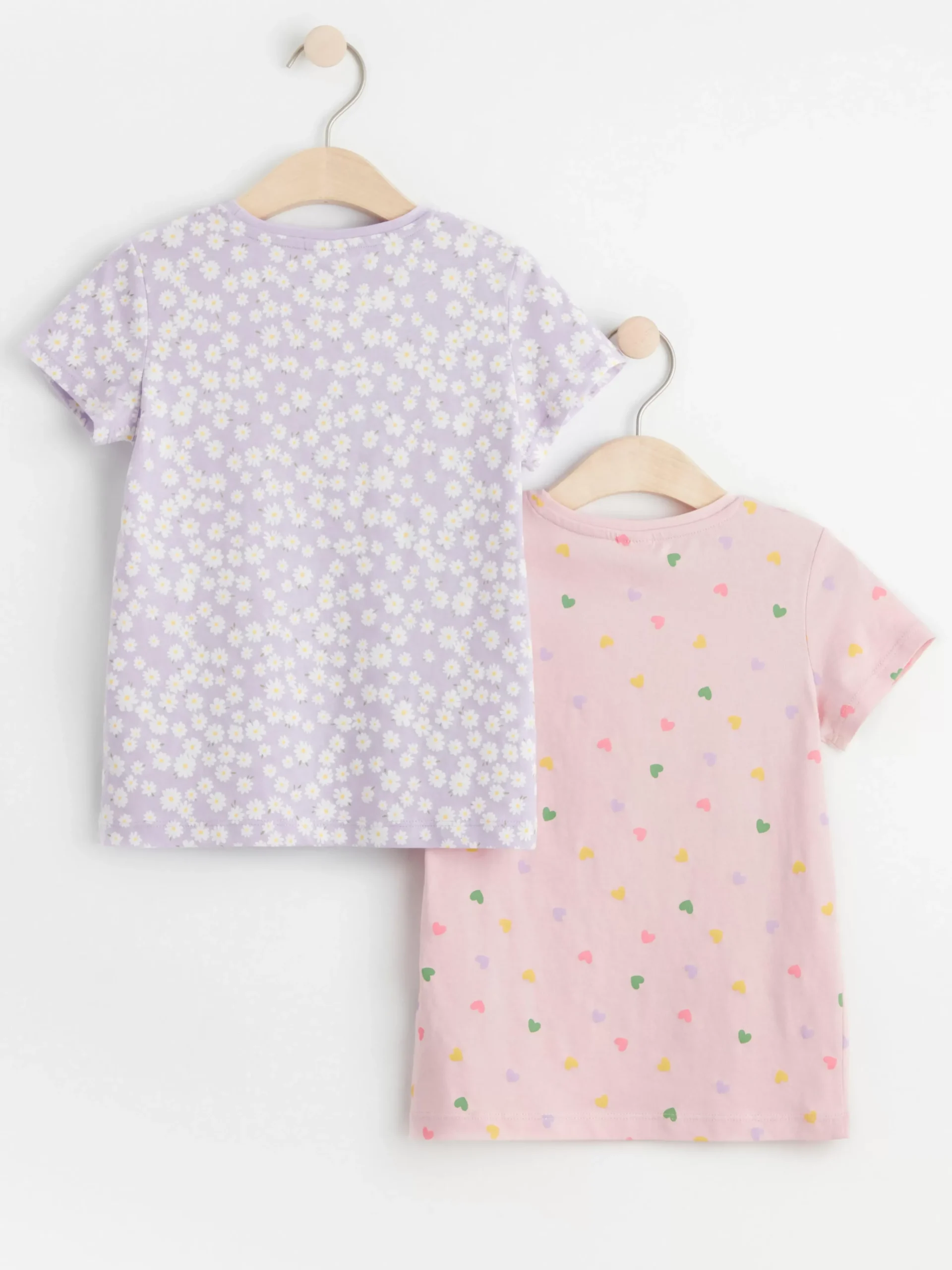 Toppar & T-Shirts>Lindex 2-Pack Monstrade T-Shirts Light Lilac