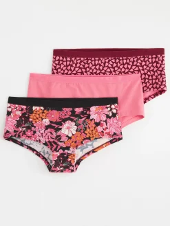 Underkläder>Lindex 3-Pack Regular Waist Trosor Pink