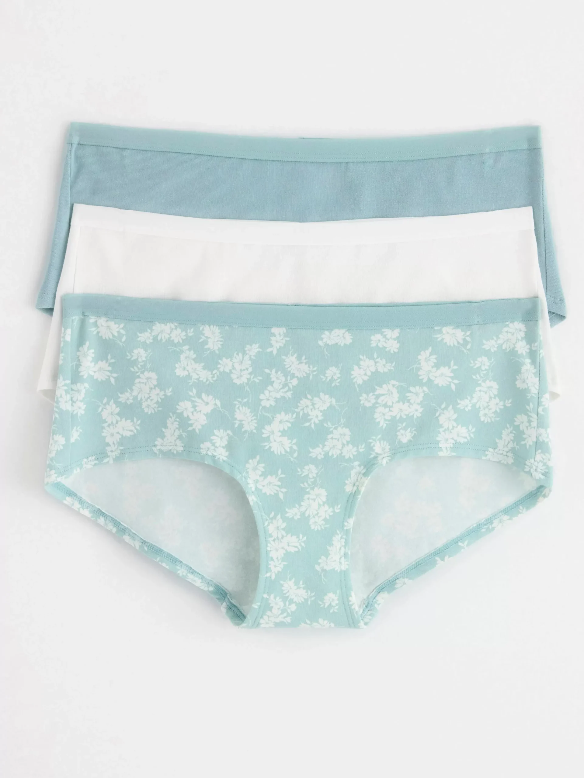 Trosor>Lindex 3-Pack Regular Waist Trosor Light Dusty Turquoise