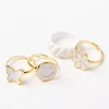 Accessoarer>Lindex 4-Pack Ringar White