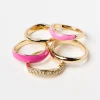 Accessoarer>Lindex 5-Pack Ringar Pink