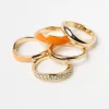 Accessoarer>Lindex 5-Pack Ringar Orange
