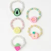 Accessoarer>Lindex 5-Pack Ringar Med Fruktmotiv White