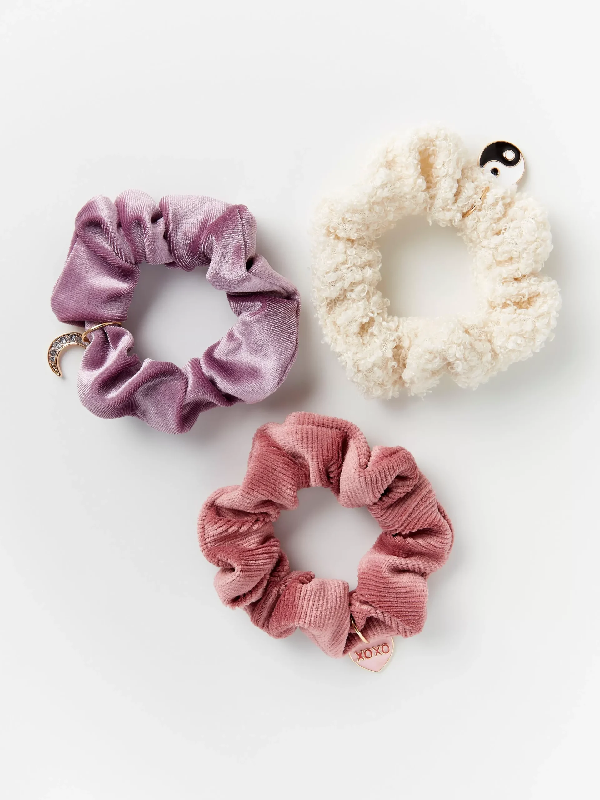 Accessoarer>Lindex 3-Pack Scrunchies Light Beige