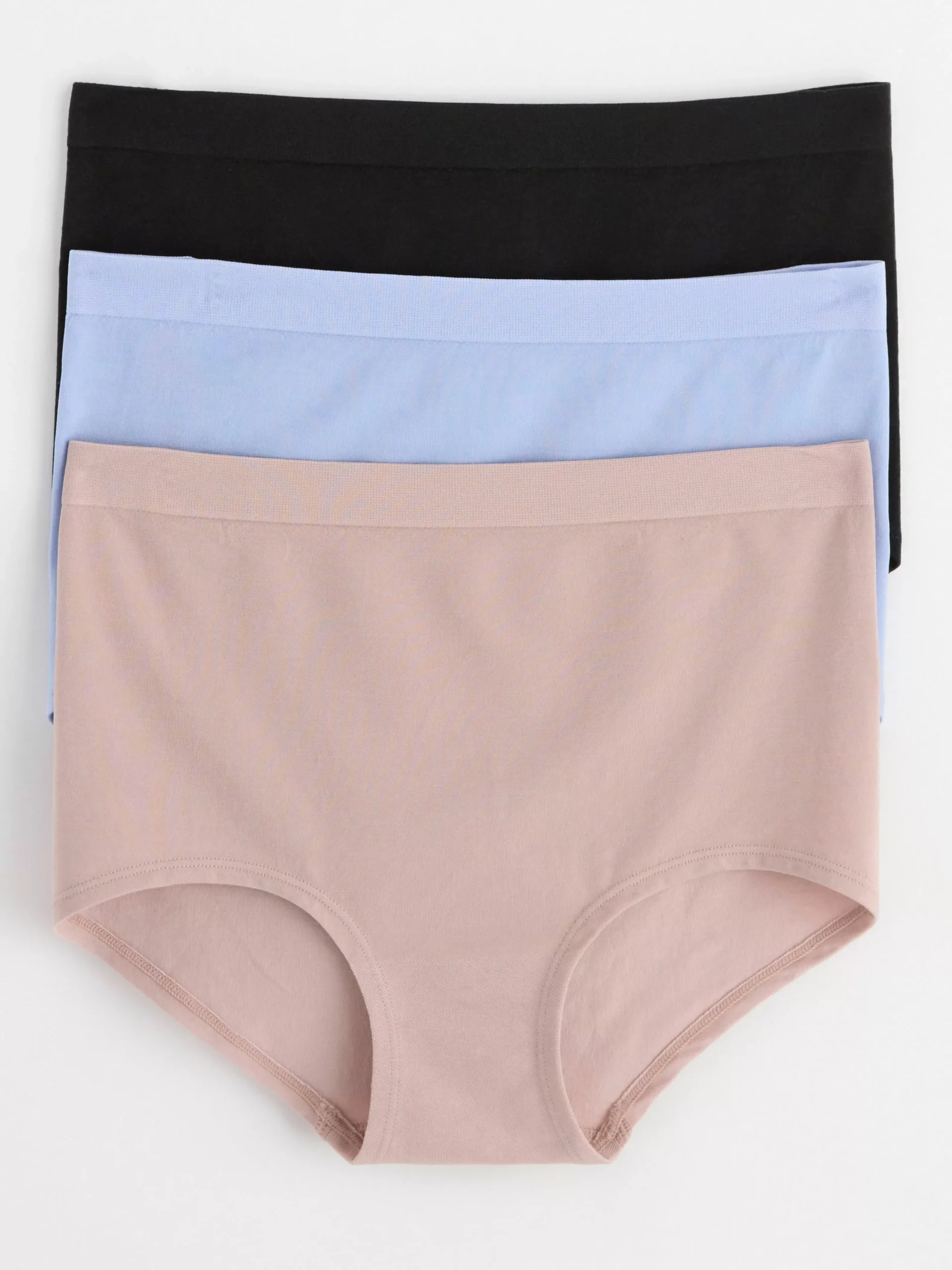 Trosor>Lindex 3-Pack Seamless High Waist Trosor Light Dusty Blue