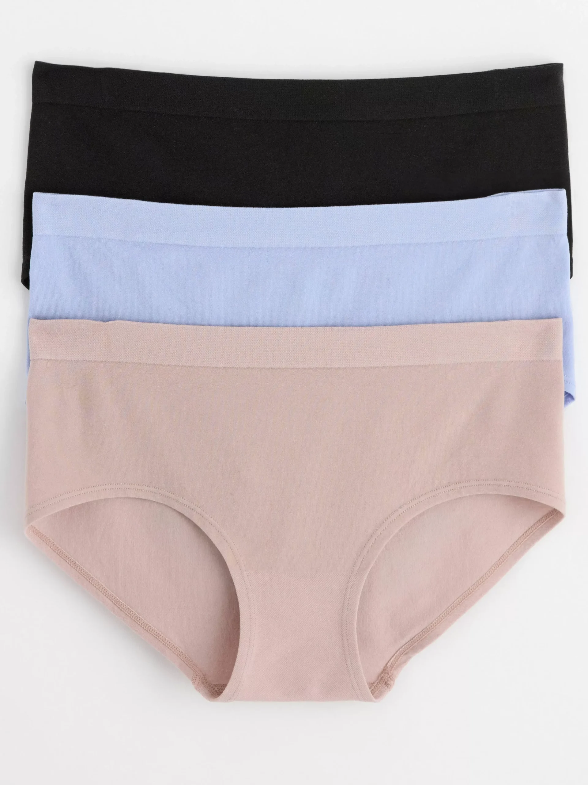 Trosor>Lindex 3-Pack Seamless Regular Waist Trosor Light Dusty Blue
