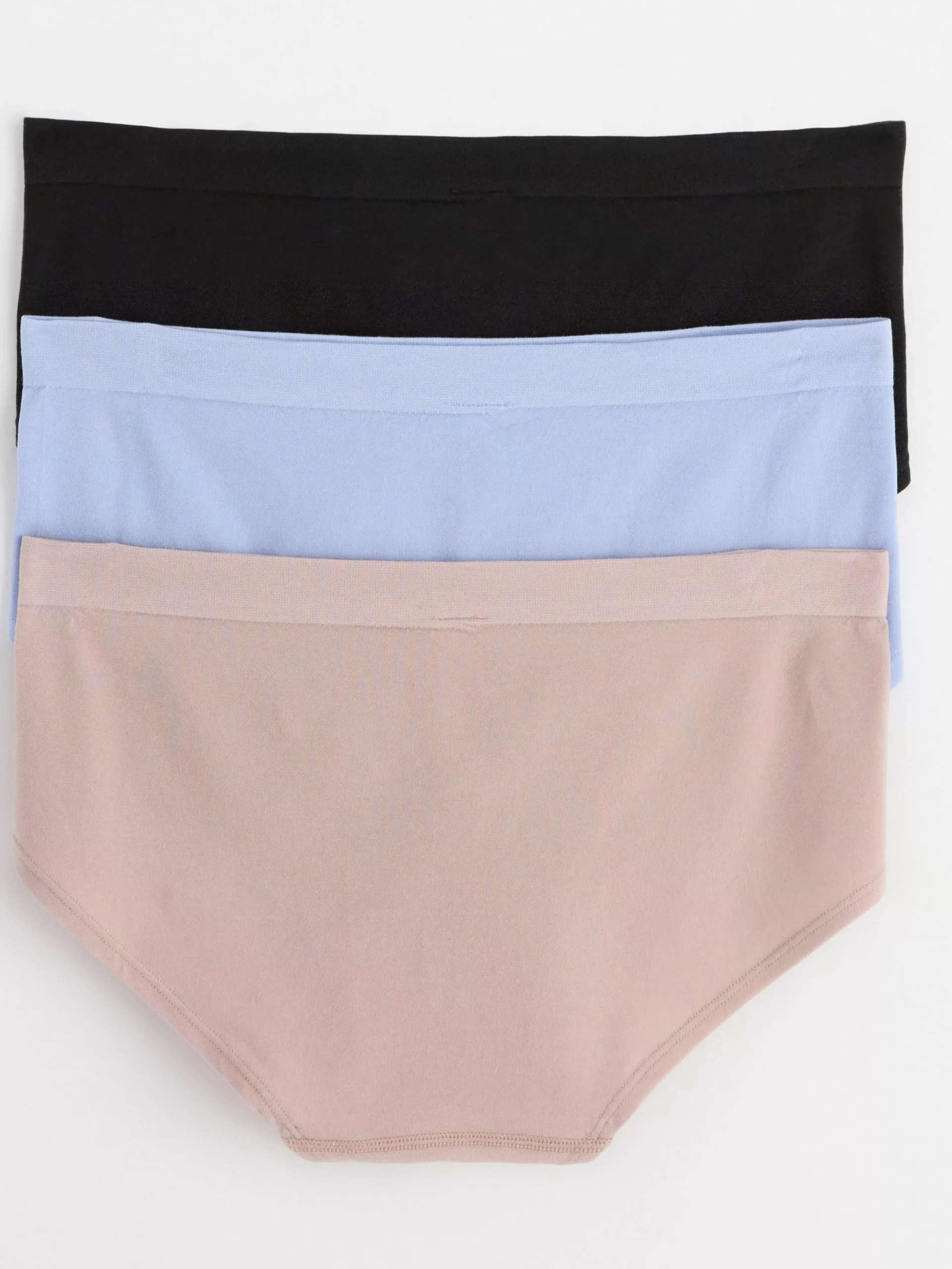 Trosor>Lindex 3-Pack Seamless Regular Waist Trosor Light Dusty Blue